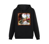 SHILIU YARD Helloween Keeper of The Seven Keys Part II Electronica Men's Hoodies Unisex Black Cotton Print Pullover Sweatshirts L