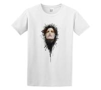 SHILIU YARD Music Cranberries Dolores Oriordan Tribute Men's Cotton T-Shirt White Shirt Top Tee L