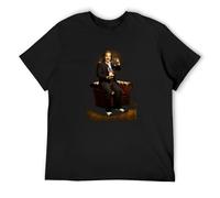SHILIU YARD Ron De Jeremy Rum Men's Cotton T-Shirt Black Shirt Top Tee 3XL