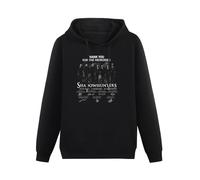 SHILIU YARD Thank You for The Memories Shadowhunters all Cast Signed 3 Seasons 55 Episodes Vintage Men's Hoodies Unisex Black Cotton Print Pullover Sweatshirts XXL