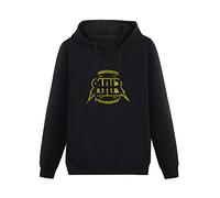 SHILIU YARD The all American Rejects Men's Hoodies Unisex Black Cotton Print Pullover Sweatshirts L