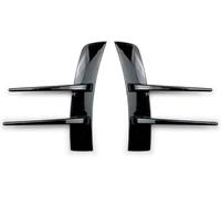 SHILONGBAIHUO 2 Pezzi Spoiler Anteriore per Auto per BMW Serie 1 E81 2004-2011, Spoiler per Auto Labbro Paraurti Anteriore Spoiler Anteriore Sottoparaurti, ABS