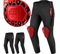 SHIMA AKIRA Pantaloni Moto Uomo Donna con Protezioni AIRFORCE Protettori per Ginocchia Motos Elastico Abbigliamento Armatura Protezione Estivi Pantalone Protective (Unisex, Nero, M)