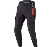 SHIMA Akira Pantaloni tessili da moto, nero, Taglia XXL