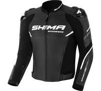 SHIMA BANDIT Giacca Moto Uomo AIRFORCE Paraschiena Giubbotto Protezioni Estiva Giacche Pelle Ventilato Leggero Motociclista Abbigliamento Protezione Tuta da Moto Estate (Uomini, Nero, 52)