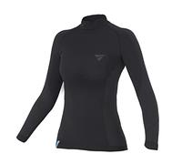 SHIMA BASECOOLER 2.0 - Maglia Termica da Donna con Fibre COOLMAX. Intimo Funzionale, Rinfrescante, Traspirante con Pannelli Mesh. (Nero, XS/S)