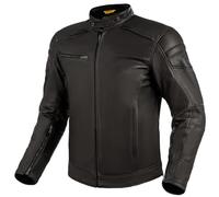 SHIMA BLAKE JACKET BLACK, Giacca da motociclista classica da uomo d'epoca con protezioni (Nero, 3XL)
