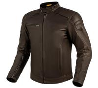 SHIMA BLAKE JACKET BROWN, Giacca da motociclista classica da uomo d'epoca con protezioni (Marrone, XL)
