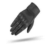 SHIMA BULLET Guanti Moto Estivi Donna Pelle Corto Ventilato Perforato Omologati Guanto per Motocicletta Touchscreen Ventilata Scooter Protettore Rinforzato Abbigliamento Città (Donne, Nero, XS)