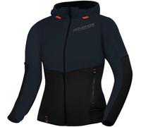 SHIMA Daybreaker Felpa con cappuccio e zip da moto da donna, grigio, taglia XL per donne