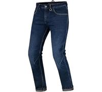 SHIMA DEVON Jeans Moto - Pantaloni Biker Ventilato Elastico Vestibilità Slim con Rinforzi in FiberQL, Protezioni CE per Ginocchia e Fianchi (Uomo, Blu scuro, 30)