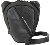 SHIMA DIVISION HIP BAG Marsupio Moto da Gamba Uomo Donna Borsello da Cintura Riflettente Cosciale Laterale Tasca Impermeabile Multifunzionale Leg Bag (Nero, 2 litri)