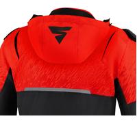 SHIMA Drift Cappuccio, nero-rosso per maschi