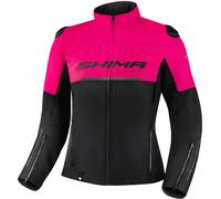 SHIMA Drift Giacca tessile moto da donna, nero-rosa, taglia M per donne