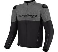 SHIMA Drift Giacca tessile moto, nero-grigio, taglia 4XL per maschi