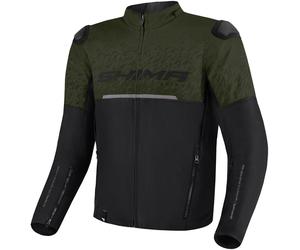 SHIMA Drift Giacca tessile moto, nero/verde, Taglia L