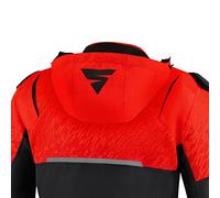 SHIMA Drift Cappuccio, nero-rosso per maschi