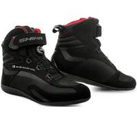 SHIMA EXO Vented, Scarpe Moto Uomo | Traspirante, Rinforzate Stivali Moto Uomo con Sistema di Chiusura ATOP, Supporto alla Caviglia, Suola Antiscivolo, Impugnatura del Cambio (Nero, 42)