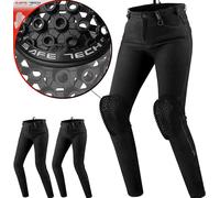 SHIMA Flexx Jeans da moto da donna, nero, taglia 24 32 per donne