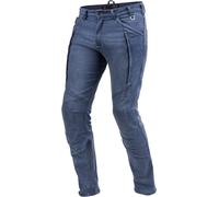 SHIMA Ghost Jeans Moto Uomo - Pantaloni Biker Ventilato Elastico vestibilità Slim con Rinforzi in Kevlar, Protezioni CE per Ginocchia (Blu, 36)