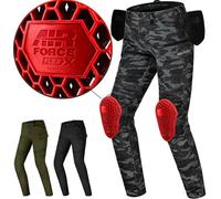 SHIMA Giro 3.0 Pantaloni Moto Donna con Protezioni AirForce Protettori per Ginocchia Motos Abbigliamento Armatura Protezione Estivi Urbano Pantalone Invernale Protective Elastico (Donne, Camo, 34/30)