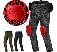 SHIMA Giro 3.0 Pantaloni Moto Uomo con Protezioni AirForce Protettori per Ginocchia Motos Abbigliamento Armatura Protezione Estivi Urbano Pantalone Invernale Protective Elastico (Uomini, Camo, 40/32)