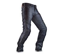 SHIMA GRAVITY Jeans Moto Uomo - Pantaloni Cordura Transpirante Vestibilità Regolare con Strato in Kevlar, Protezioni CE per Ginocchia, Fibre Coolmax (Blu, 34 LONG)