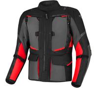 SHIMA Hero 2.0 impermeabile Moto Tessile Giacca, nero/rosso, Taglia M