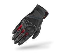 SHIMA HERO GLV Guanti Moto Estivi Uomo Pelle Lungo Ventilato Perforato Omologati Guanto per Motocicletta Touchscreen Ventilata Scooter Protettore Rinforzato Abbigliamento Racing (Uomini, Rosso, XL)