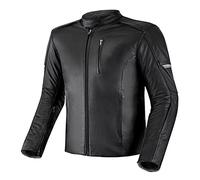 SHIMA HUNTER Giacca Moto Uomo- Giubbotto moto uomo in pelle A+ vintage ventilato con protezioni CE per schiena(Model 2022, Nero, XL)