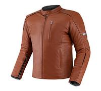 SHIMA Hunter+ 2.0 Giacca in pelle per moto, marrone, taglia L per maschi