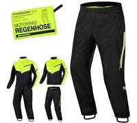 SHIMA HydroDry 2.0 Pantaloni da pioggia da moto, nero-giallo, taglia XL per maschi