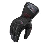 SHIMA INVERNO Guanti Moto Donna Lungo Ventilato Perforato Omologati Guanto Motocicletta Touchscreen Impermeabili Termici Ventilata Protettore Antipioggia Rinforzato Abbigliamento (Donne, Nero, S)