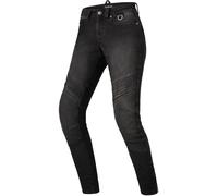 Shima JESS Jeans Moto Donna - Pantalone Transpirante, Elasticizzati, Vestibilità Regolare con Strato in Kevlar, Protezioni Slim Fit, per Ginocchia e Fianchi (Nero, 28)