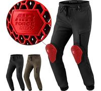 SHIMA JOGGSTER Pantaloni Moto Uomo con Protezioni Airforce Protettori per Ginocchia Motos Abbigliamento Armatura Protezione Estivi Urbano Pantalone Invernale Protective (Uomini, Nero, 30)