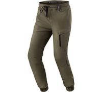 SHIMA Joggster Pantaloni tessili da moto, verde-marrone, taglia 34 per maschi