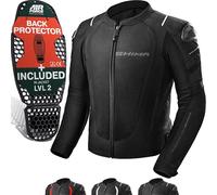 SHIMA Mesh Pro 2.0 Giacca tessile moto, nero, taglia S per maschi