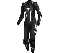 SHIMA Miura RS Tuta in pelle da moto monopezzo da donna, nero-bianco, taglia 38 per donne
