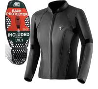 SHIMA Monaco 2.0 Giacca in pelle da moto da donna, nero, taglia XL per donne