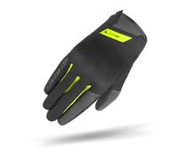 SHIMA ONE EVO Guanti Moto Estivi Uomo Tessile Corto Ventilato Omologati Guanto per Motocicletta Ventilata Scooter Motocross Protettore Rinforzato Abbigliamento Città (Uomo, Fluo, S)