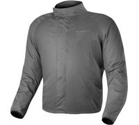 SHIMA Rainshell Giacca antipioggia da moto, grigio, taglia M per maschi
