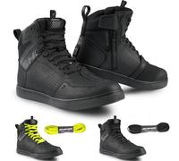 SHIMA Rebel 2.0 perforato impermeabile Scarpe da moto, nero, taglia 43 per maschi