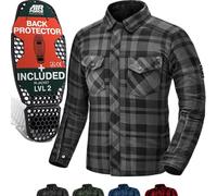 SHIMA Renegade 2.0 Camicia Moto, nero, taglia 5XL per maschi