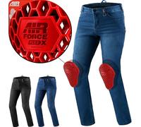 SHIMA Rider Jeans da moto, blu, taglia 32 34 per maschi