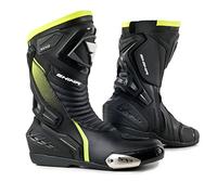 SHIMA RSX-6 Stivali da moto, nero-giallo, taglia 45 per maschi