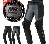 SHIMA Rush 2.0 Vented impermeabile Pantaloni tessili da moto da donna, nero-grigio, taglia 2XL per donne
