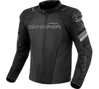 Shima Giacca Moto SOLID 4 Stagioni AIRFORCE Paraschiena Impermeabile Uomini Nero Regular 4XL