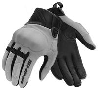 SHIMA SONIC Guanti Moto Estivi Uomo Tessile Pelle Corto Ventilato Omologati Guanto per Motocicletta Ventilata Touchscreen Motocross Protettore Rinforzato Abbigliamento Città (Uomini, Grigio, 3XL)