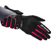 SHIMA Guanti moto SONIC – Estivi tessile/pelle ventilati omologati touchscreen – Donne Rosa XL