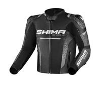 SHIMA STR 2.0 Giacca in pelle per moto, nero, taglia 50 per maschi